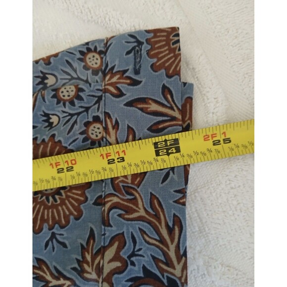 Cabi Womens Blue Floral Long Sleeve Shift Dress Size M Lightweight Bohemian - Picture 12 of 13